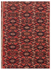 3x18 Authentic Hand-knotted Persian Hamadan Rug - Iran - bestrugplace