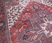 8x11 Authentic Hand-knotted Persian Heriz Rug - Iran - bestrugplace