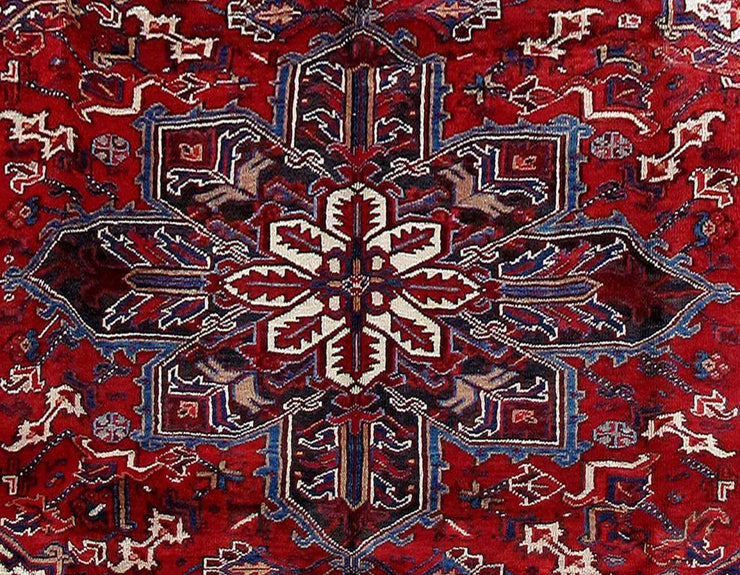 8x10 Authentic Hand Knotted Persian Heriz Rug - Iran - bestrugplace