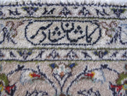 10x14 Authentic Persian Signed Kashan Rug IVORY - Iran 82233 - bestrugplace