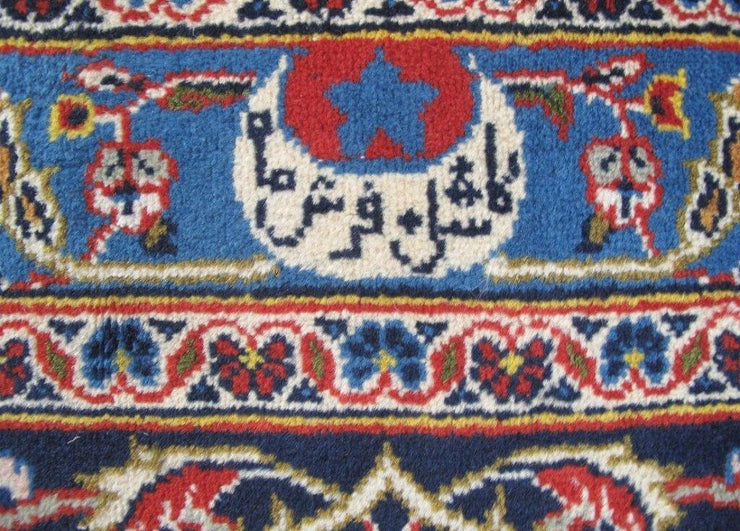 11x15 Authentic Hand-knotted Persian Signed Kashan Rug - Iran - bestrugplace