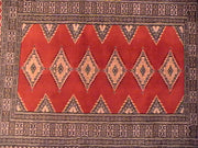 Radiant 3x4 Authentic Handmade Wool & Silk Jaldar Bokhara Rug - Pakistan - bestrugplace