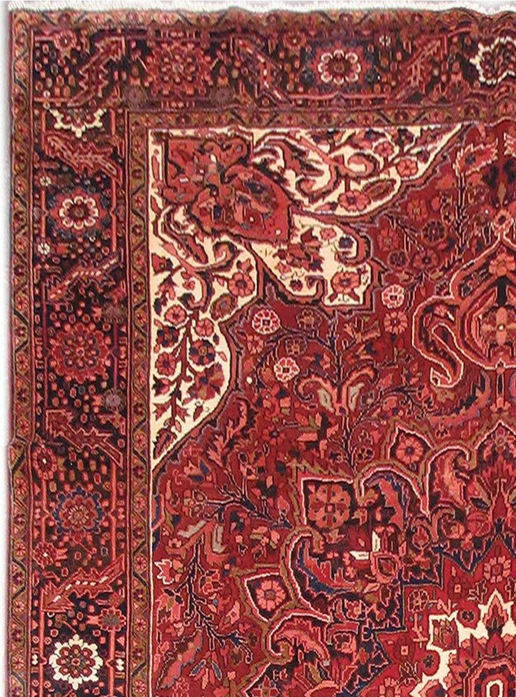 Luxurious 10x13 Authentic Hand-knotted Persian Heriz Rug - Iran - bestrugplace