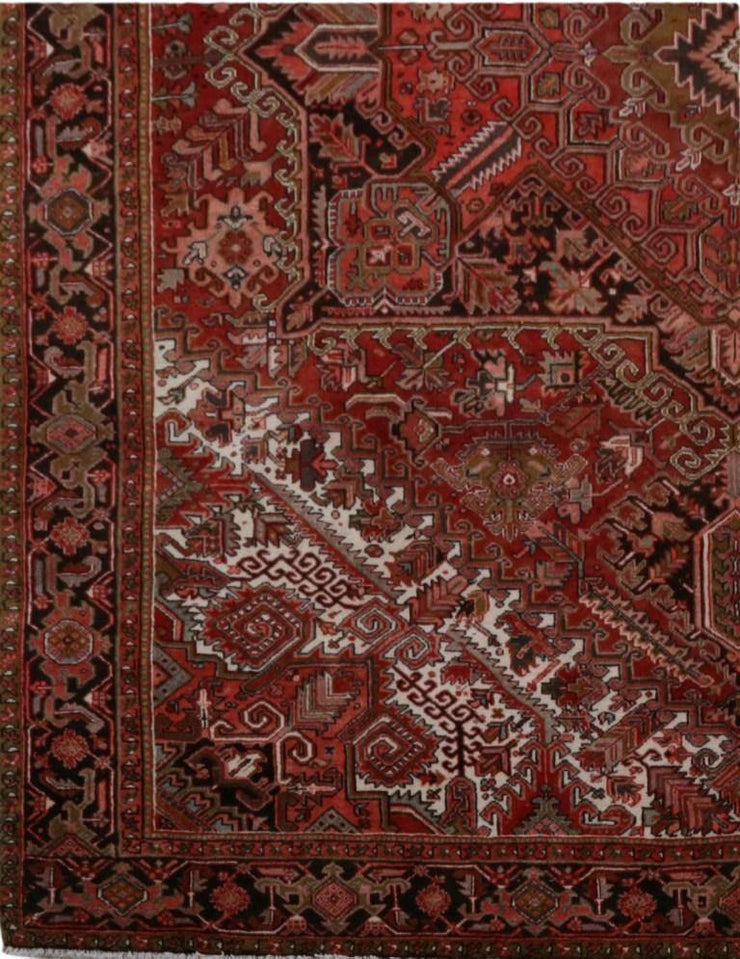 12x14 Authentic Hand-knotted Persian Heriz Rug - Iran 82257 - bestrugplace