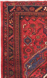 Luxurious 4x7 Authentic Hand-knotted Persian Hamadan Rug - Iran - bestrugplace