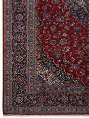 9x13 Authentic Hand-knotted Persian Signed Kashan Rug - Iran - bestrugplace