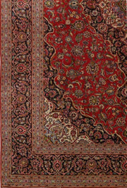 11x17  Genuine  Persian Signed Kashan Rug - Iran 82294 - bestrugplace