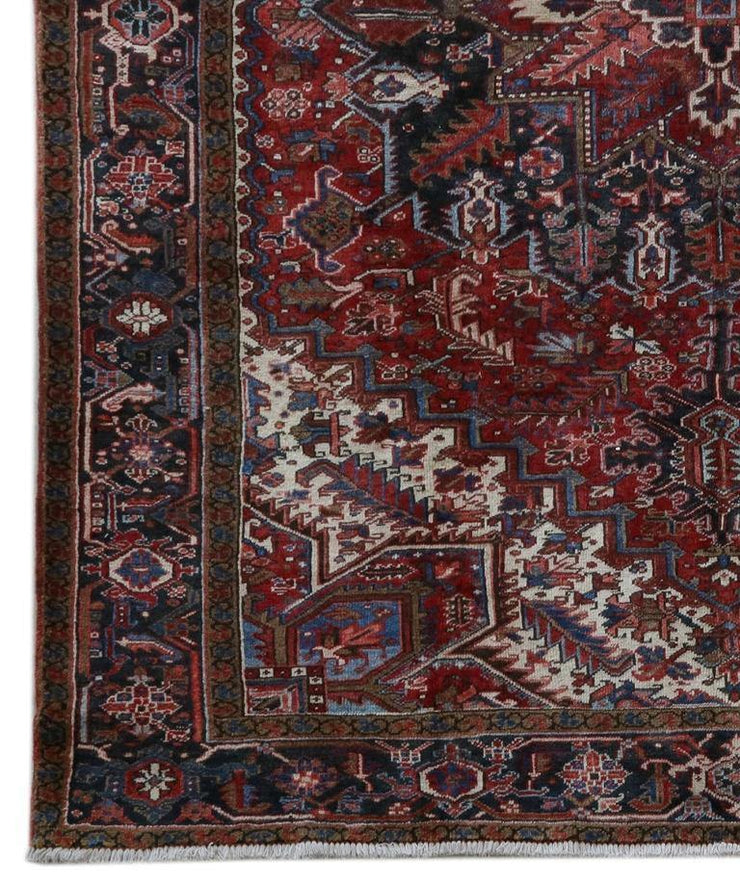 8x11 Authentic Hand-knotted Persian Heriz Rug - Iran - bestrugplace