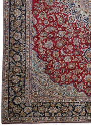 11x16 Authentic Hand-knotted Persian Isfahan Rug - Iran - bestrugplace