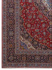 10x13 Authentic Hand-knotted Persian Signed Kashan Rug - Iran - bestrugplace