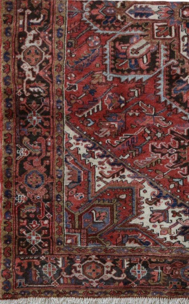 8x11 Authentic Hand-knotted Persian Heriz Rug - Iran - bestrugplace