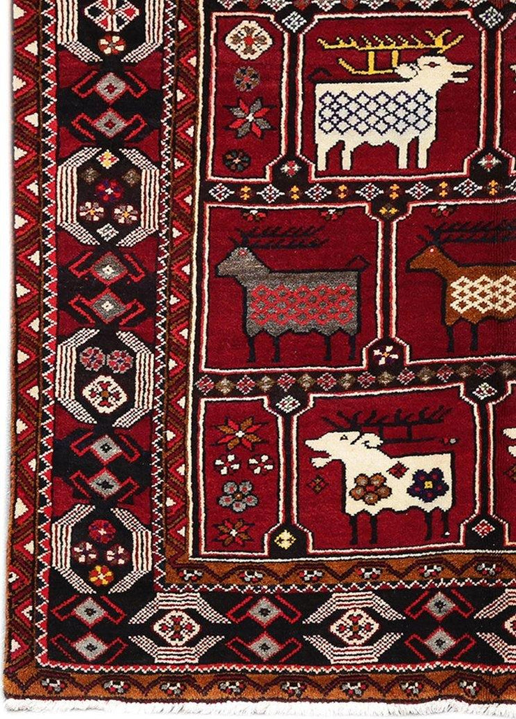 Luxurious 5x7 Authentic Hand-knotted Persian Hamadan Rug - Iran - bestrugplace