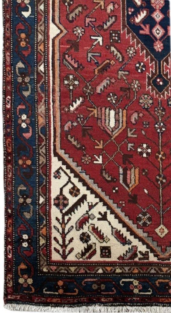 4x6 Authentic Hand-knotted Persian Hamadan Rug - Iran - bestrugplace