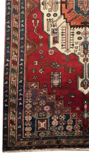 6x11 Authentic Hand-knotted Persian Hamadan Rug - Iran - bestrugplace