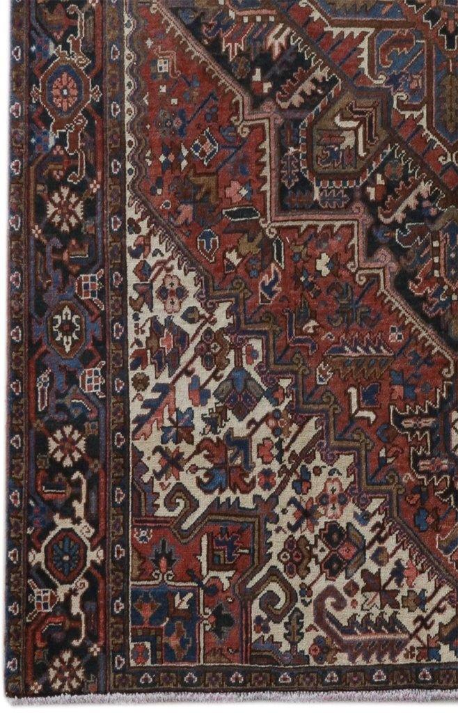 6x9 Authentic Hand-knotted Persian Heriz Rug - Iran - bestrugplace