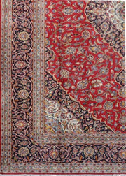 10x13 Authentic Hand-knotted Persian Signed Kashan Rug - Iran - bestrugplace