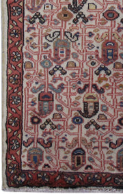 2' x 3' Ivory Persian Malayer Rug