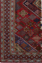 7x10 Authentic Hand-knotted Persian Hamadan Rug - Iran - bestrugplace