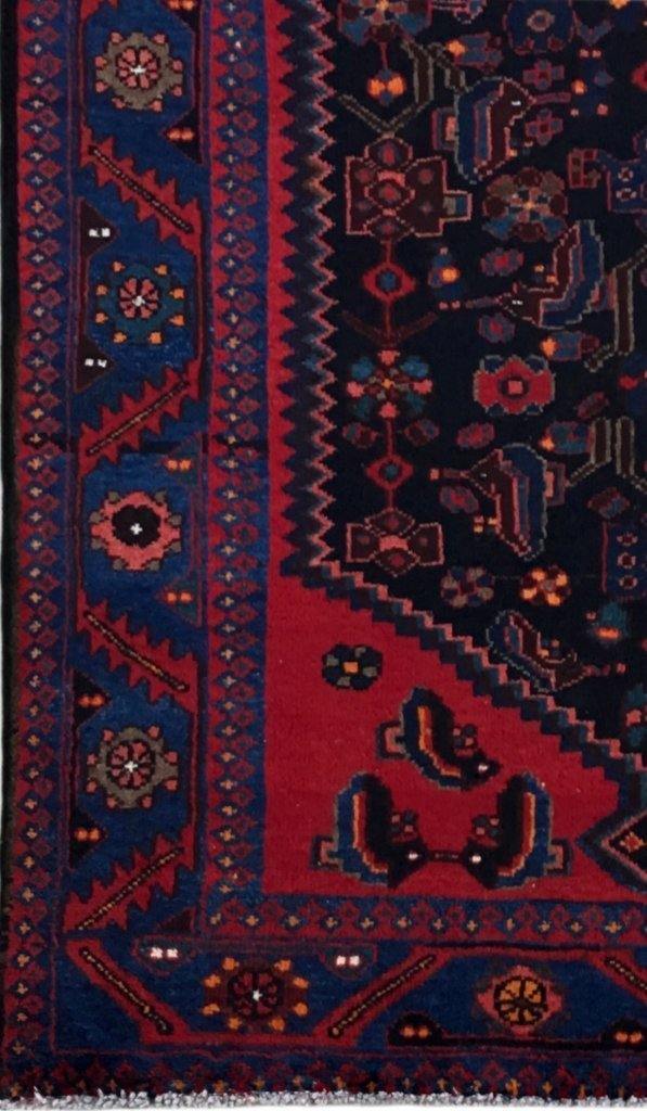 4x5 Authentic Hand-knotted Persian Hamadan Rug - Iran - bestrugplace