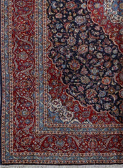 10x13 Authentic Hand-knotted Persian Signed Kashan Rug - Iran - bestrugplace