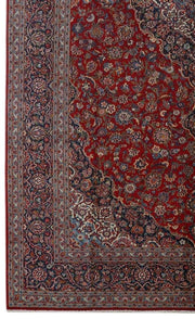 10x17 Authentic Hand-knotted Persian Signed Kashan Rug - Iran - bestrugplace