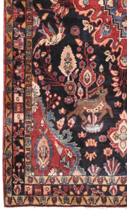 Luxurious 5x7 Authentic Hand-knotted Persian Hamadan Rug - Iran - bestrugplace