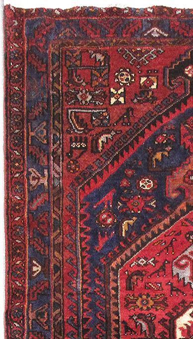 Luxurious 4x7 Authentic Hand-knotted Persian Hamadan Rug - Iran - bestrugplace