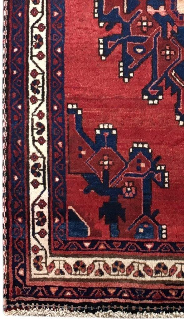 3x5 Authentic Hand-knotted Persian Hamadan Rug - Iran - bestrugplace