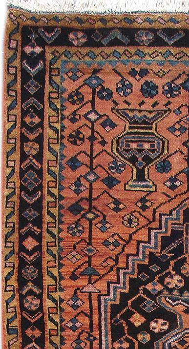 Luxurious 4x7 Authentic Hand-knotted Persian Hamadan Rug - Iran - bestrugplace