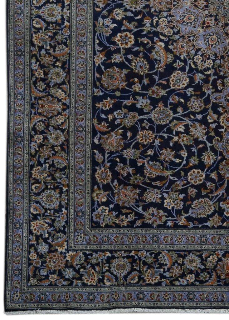 10x13 Authentic Hand-knotted Persian Signed Kashan Rug - Iran - bestrugplace