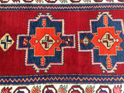 3' x 10' Red Persian Ardebil Rug