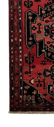 4x10 Authentic Hand-knotted Persian Hamadan Rug - Iran - bestrugplace