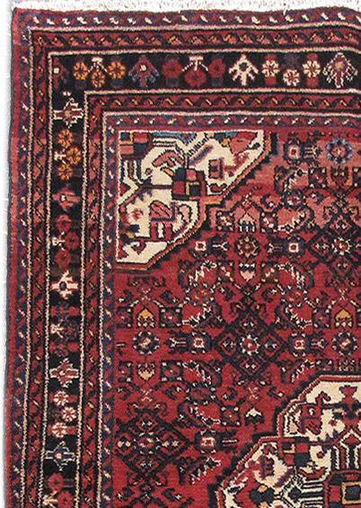 Luxurious 4x7 Authentic Hand-knotted Persian Hamadan Rug - Iran - bestrugplace