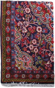 2' x 3' Navy Blue Persian Hamadan Rug