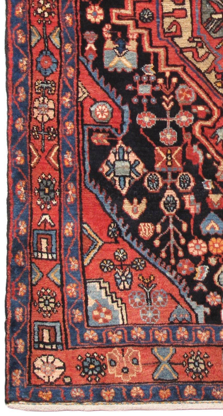 Luxurious 4x7 Authentic Hand-knotted Persian Hamadan Rug - Iran - bestrugplace