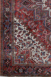 8x11 Authentic Hand-knotted Persian Heriz Rug - Iran - bestrugplace