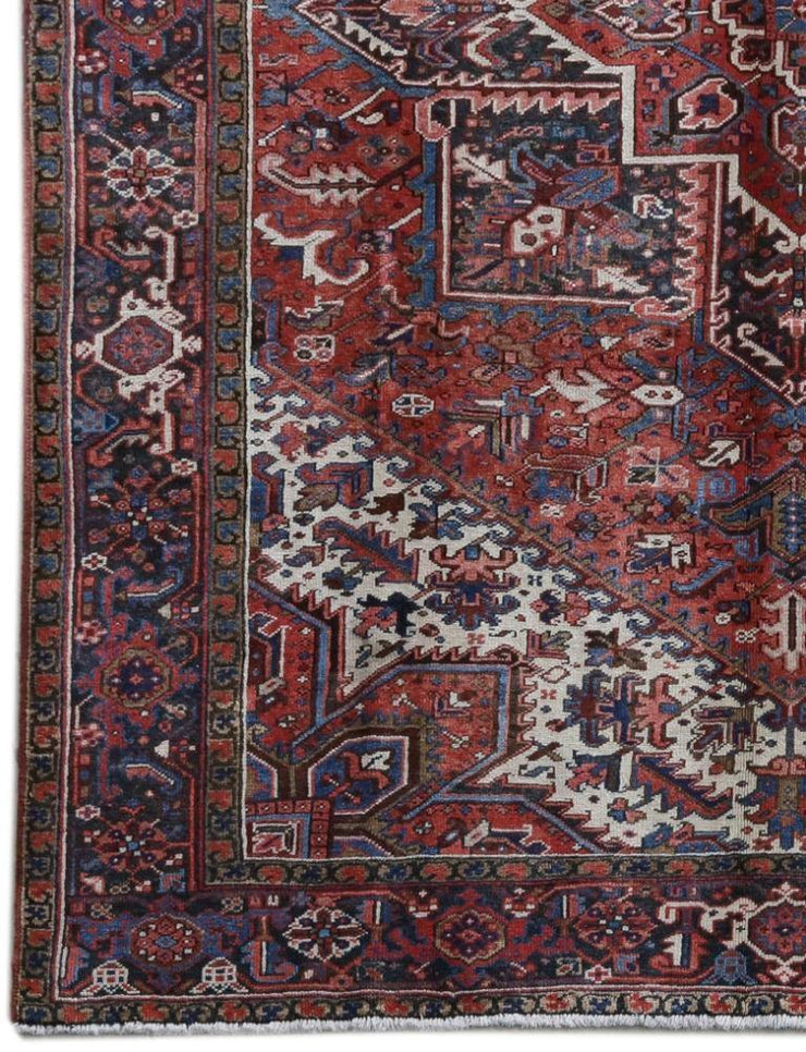 8x12 Authentic Hand-knotted Persian Heriz Rug - Iran - bestrugplace