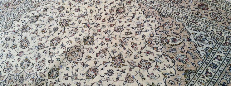 10x13 Authentic Hand Knotted Persian Kashan Rug - Iran - bestrugplace