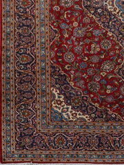 SIGNED Authentic Hand-knotted Persian Kashan Rug PERFECT - Iran 81373 - bestrugplace