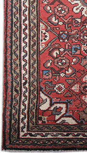 2' x 4' Red Persian Hamadan Rug