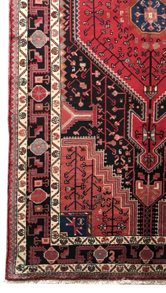 5x9 Authentic Hand-knotted Persian Hamadan Rug - Iran - bestrugplace