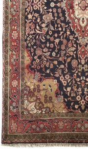 5x7 Authentic Hand-knotted Persian Jozan Rug - Iran - bestrugplace