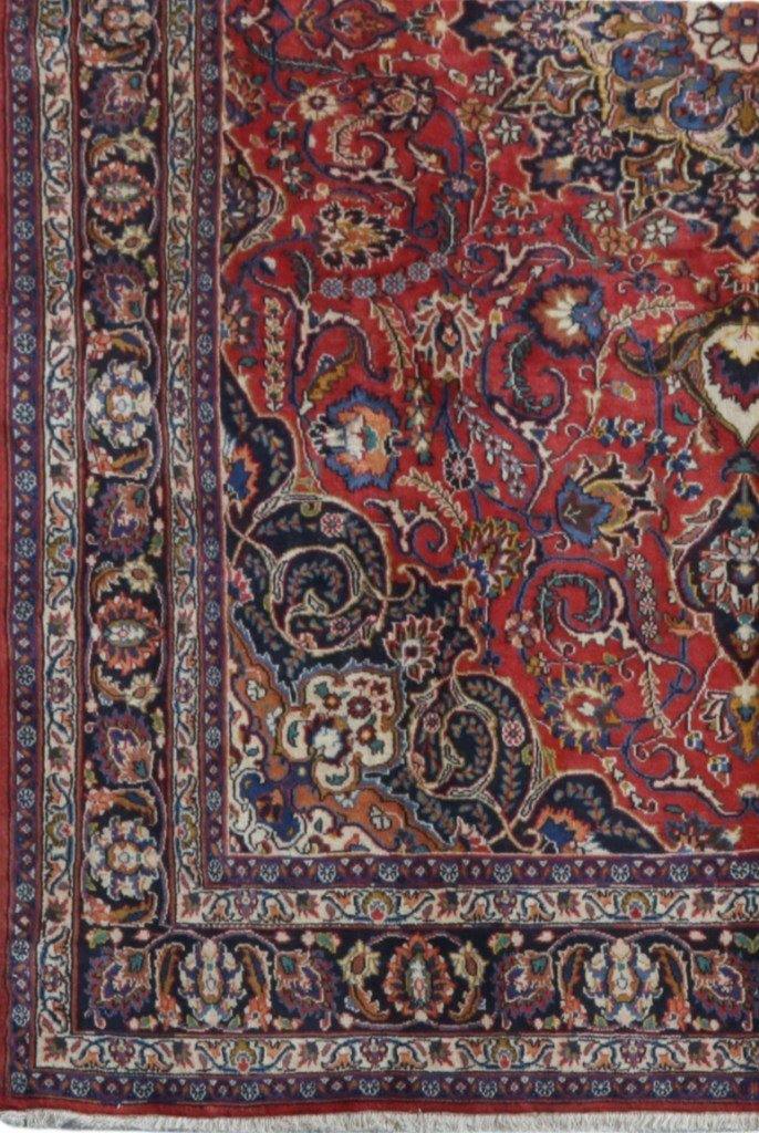 8x11 Authentic Hand-knotted Persian Mashad Rug - Iran - bestrugplace