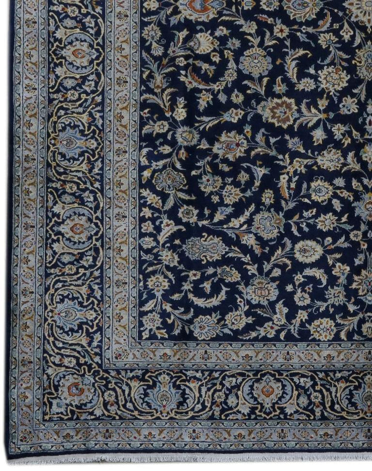 10x13 Authentic Hand-knotted Persian Signed Kashan Rug - Iran - bestrugplace