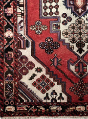 4x7 Authentic Hand-knotted Persian Hamadan Rug - Iran - bestrugplace