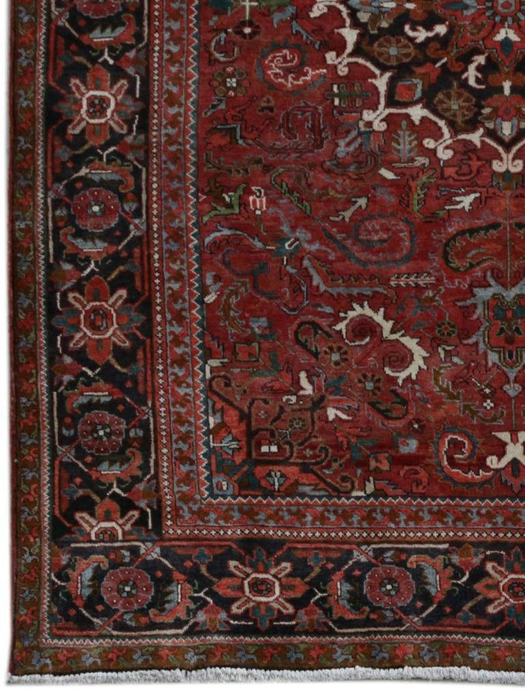 8x11 Authentic Hand-knotted Persian Heriz Rug - Iran - bestrugplace