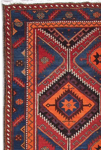 Luxurious 4x7 Authentic Hand-knotted Persian Hamadan Rug - Iran - bestrugplace