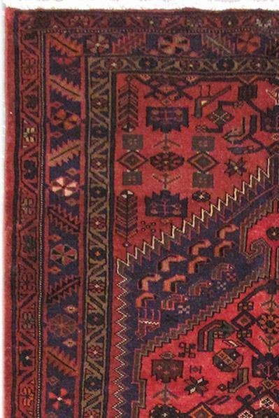 Luxurious 4x7 Authentic Hand-knotted Persian Hamadan Rug - Iran - bestrugplace