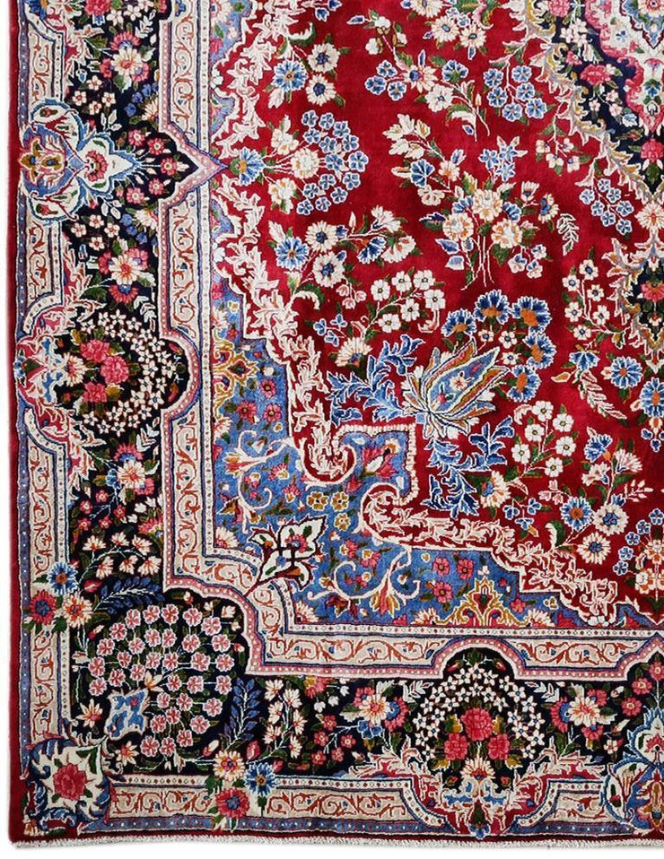 10x13 Authentic Hand-knotted Persian Signed Kerman Rug - Iran - bestrugplace