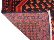 4x9 Authentic Handmade Persian Hamadan Rug-Iran - bestrugplace